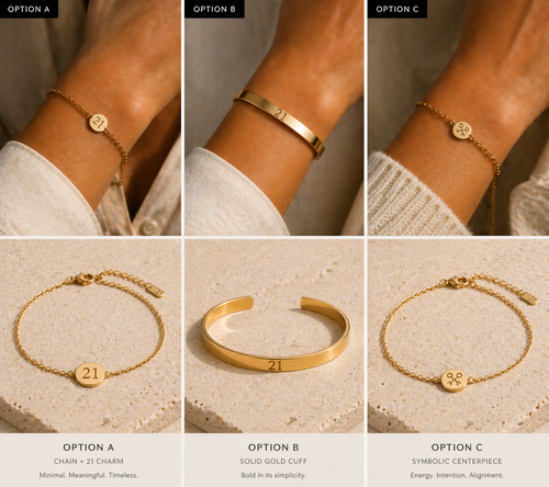 21 Energy Bracelet – Gold